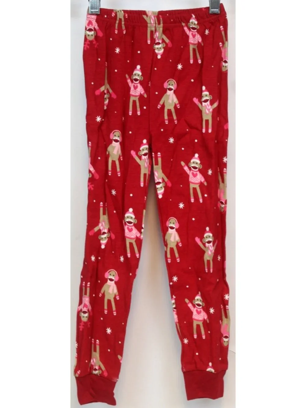 2014 Gymboree Holiday Family Sleepwear PJ Sock Monkey 2pc Girl sz 5 Fall Gymmies